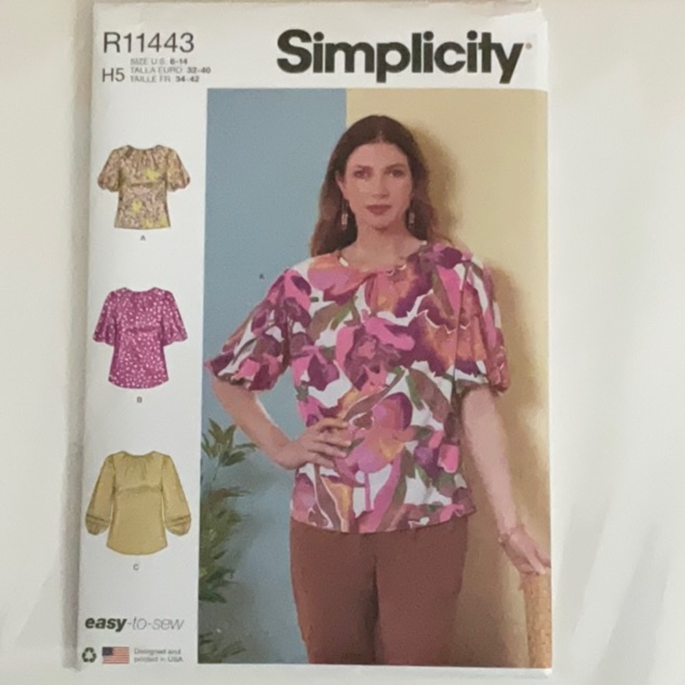 Brand new Simplicity pattern